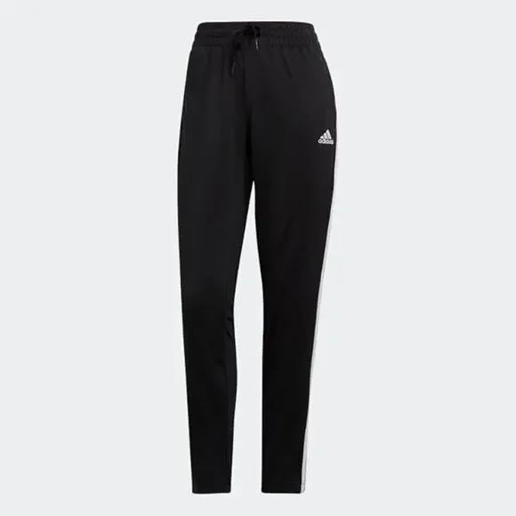 NWT Adidas Womens 3 Stripes Tracksuit - Small Black / White - Track Suit Set NEW - Picture 3 of 5